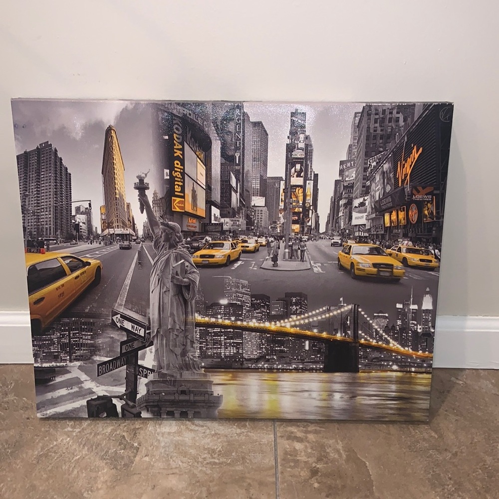 Times Square New York City Art 20x16